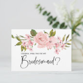 Zal je mijn bruidsmeisje zijn? (Staand voorkant)