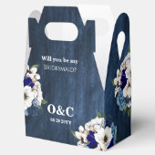 Zal je mijn bruidsmeisje zijn? bedankdoosjes (Geopend)