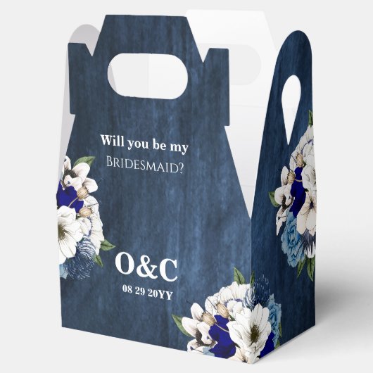Zal je mijn bruidsmeisje zijn? bedankdoosjes (Geopend)