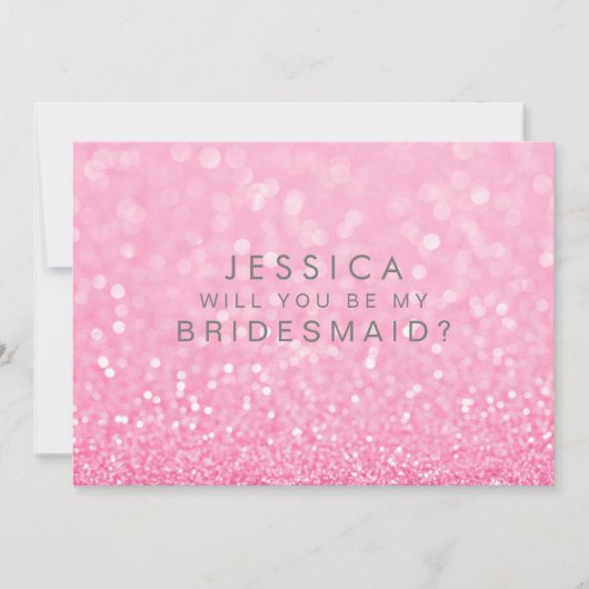 Zal je mijn bruidsmeisje zijn? kaart (Voorkant)