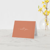 Zal je mijn bruidsmeisje zijn, Terracotta Script? Kaart (Gele Bloem)