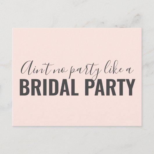 Zal je mijn bruidsmeisje zijn? uitnodiging briefkaart (Voorkant)