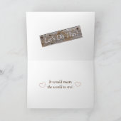 Zal je mijn bruidsmeisje zijn Uitnodigingskaart Kaart (Binnen)