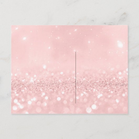 Zal je mijn bruidsroze bruine bruine bruistrowder  uitnodiging briefkaart (Achterkant)