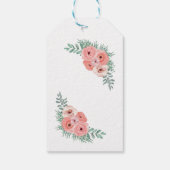 Zal je mijn bruidsroze Floral zijn? Cadeaulabel (Achterkant)