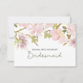 Zal je mijn bruidsroze magnolia zijn? (Voorkant)