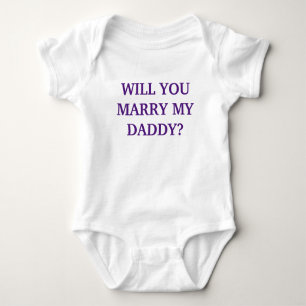 ZAL JE MIJN DADDY MARRY? - Baby Onsie Romper