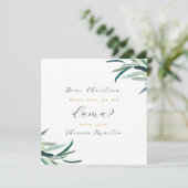 Zal je mijn Dama voorstel Quinceanera foto Kaart (Staand voorkant)