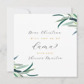 Zal je mijn Dama voorstel Quinceanera foto Kaart (Voorkant)