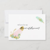 Zal je mijn dienstmeisje zijn van Honor Boho Feath (Voorkant)