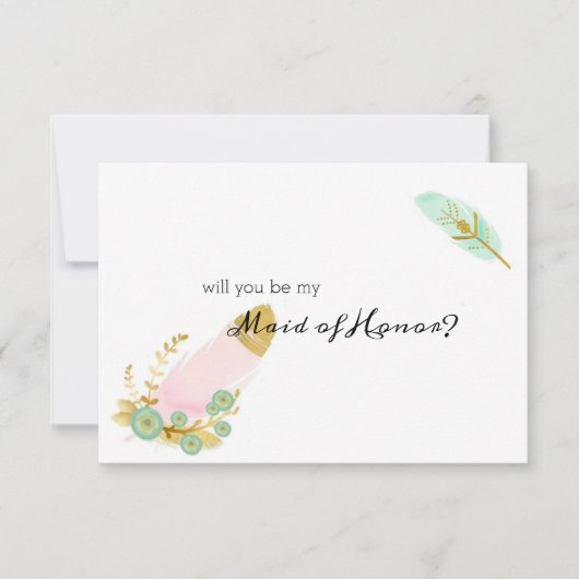 Zal je mijn dienstmeisje zijn van Honor Boho Feath (Voorkant)