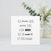 Zal je mijn getuige getuige platte kaart zijn (Staand voorkant)