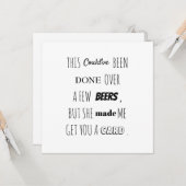 Zal je mijn getuige getuige platte kaart zijn (Voorkant / Achterkant in situ)