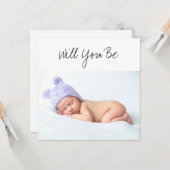 Zal je mijn GodOuder Baby zijn die een Pet foto dr Kaart (Voorkant / Achterkant in situ)