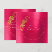 Zal je mijn goudframberry-Snoep zijn? Kaart (Voorkant / Achterkant)