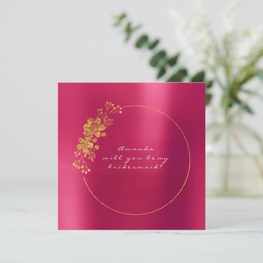 Zal je mijn goudframberry-Snoep zijn? Kaart (Staand voorkant)