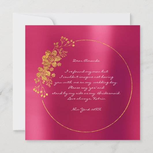 Zal je mijn goudframberry-Snoep zijn? Kaart (Achterkant)