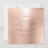 Zal je mijn goudmaïde Roos zijn? Kaart (Achterkant)