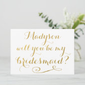 Zal je mijn gouligrafie zijn? kaart (Staand voorkant)