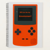 Zal je mijn Groomsman Handheld Elektronisch Game w Planner (Voorkant)
