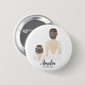 Zal je mijn kleingenslep zijn? ronde button 5,7 cm (Voorkant /achterkant)