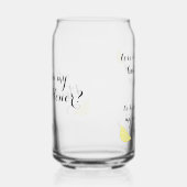 Zal je mijn Maid of Honor Gift Country Wedding zij Blikvorm Glas (Rechts)