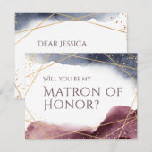 Zal je mijn matron van eer geometrisch zijn? kaart (Voorkant / Achterkant)