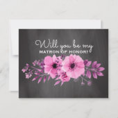 Zal je mijn matron zijn? | Maid of Honor Kaart (Voorkant)