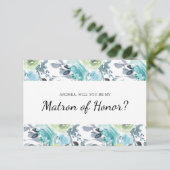 Zal je mijn matron zijn van de beste lichtblauwe g (Staand voorkant)