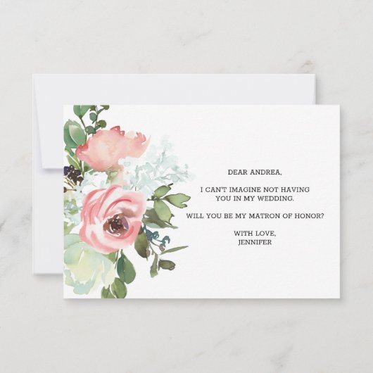 Zal je mijn matron zijn van Honor Eggshell en Blus (Achterkant)