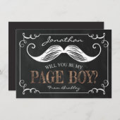  ZAL JE MIJN PAGINA JULLIE ZIJN | GROOMSMAN KAART (Voorkant / Achterkant)