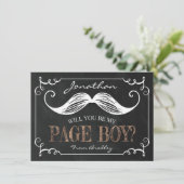  ZAL JE MIJN PAGINA JULLIE ZIJN | GROOMSMAN KAART (Staand voorkant)