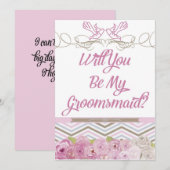 Zal je mijn uitnodiging zijn? (Voorkant / Achterkant)