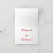 Zal je mijn Valentijn chinchilla zijn? Kaart (Binnen)