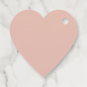 Zal je mijn Valentijn roze hart geschenk Bedankjes Labels (Achterkant)