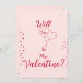 Zal je mijn Valentijn voorstel Kaart zijn? (Voorkant / Achterkant)