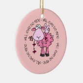 Zal je mijn Valentijn zijn? Keramisch Ornament (Rechts)