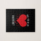 Zal je mijn valentijn zijn? legpuzzel (Horizontaal)