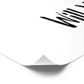 Zal je mijn Valentijn zijn? Perfect Poster (Hoek)