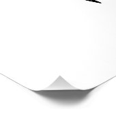 Zal je mijn valentijn zijn? perfect poster (Hoek)