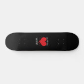 Zal je mijn valentijn zijn? persoonlijk skateboard (Horizontaal)