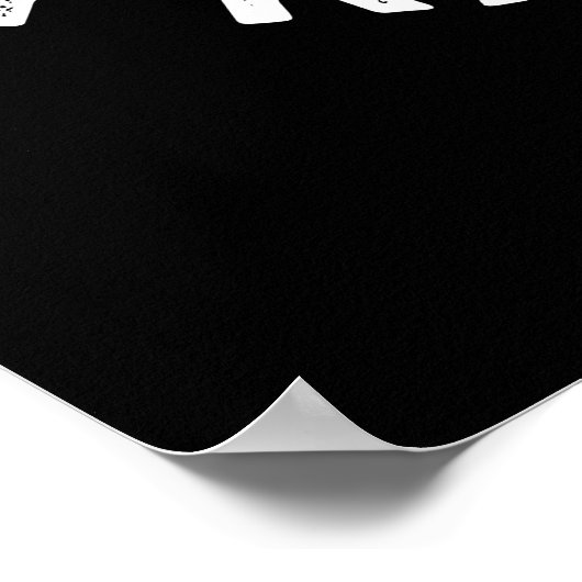 Zal je mijn Valentijn zijn, Pun Dark BG Poster (Hoek)