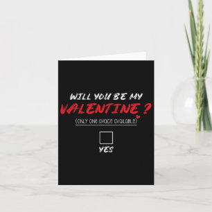 Zal Je Mijn Valentijns T-shirt Zijn Kaart