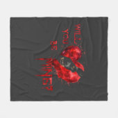 Zal Je Mijn Valentijnsshirt Zijn Fleece Deken (Voorkant (Horizontaal))