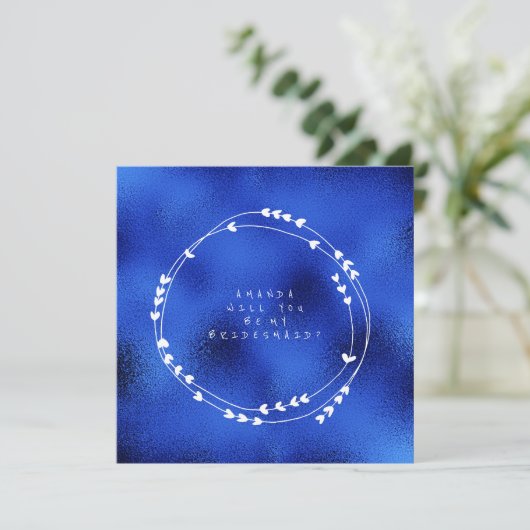 Zal je mijn witte ruitglas zijn? kaart (Staand voorkant)