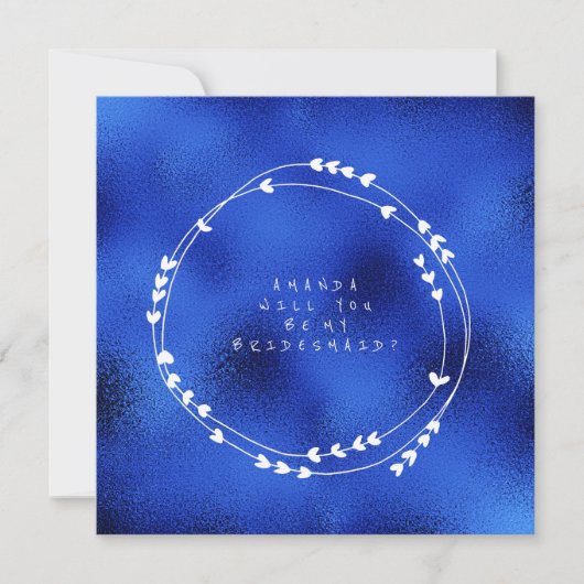 Zal je mijn witte ruitglas zijn? kaart (Voorkant)