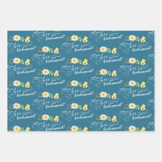 Zal je onze bridesmaïde rapping Sheets zijn? Inpakpapier Vel (Voorkant)