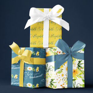 Zal je onze bridesmaïde rapping Sheets zijn? Inpakpapier Vel