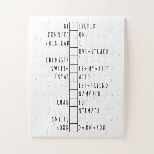 Zal jij de mijne zijn - Unieke liefdesverklaring o Legpuzzel (Verticaal)