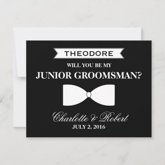 Zal jij mijn beste man zijn? | Groomsman Kaart (Voorkant)